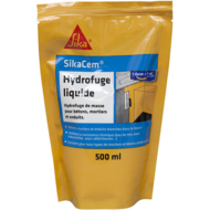 SIKA CEM HYDROFUGE LIQUIDE 500ML/DOSE 12 DOSES/CAR SIKA CEM HYDROFUGE LIQUIDE 500ML/DOSE 12 DOSES/CAR